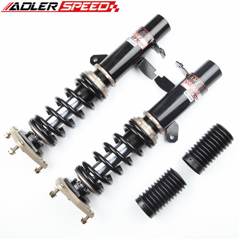 ADLERSPEED 32 Way Damping Mono Tube Coilovers Kit Inverted Shocks For 2013-18 Ford Focus ST