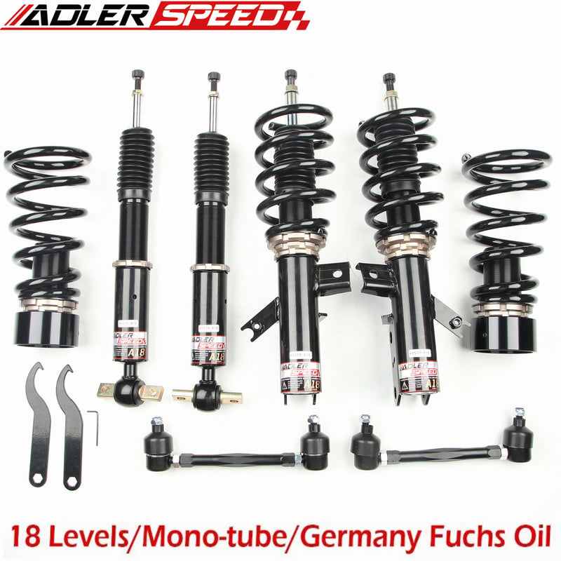 US SHIP ADLERSPEED Coilovers Lowering Suspension Kit for 13-20 Ford Fusion 18 Way Adj. Damper Shock