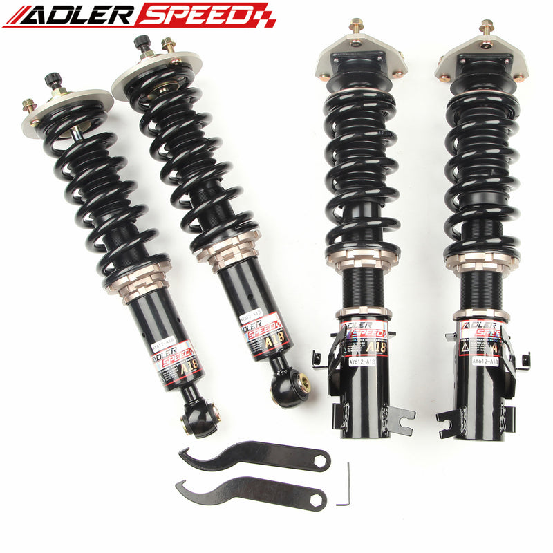 ADLERSPEED 18 Level Coilovers for GS300 GS400 GS430 98-05  Adj. Damper Shocks