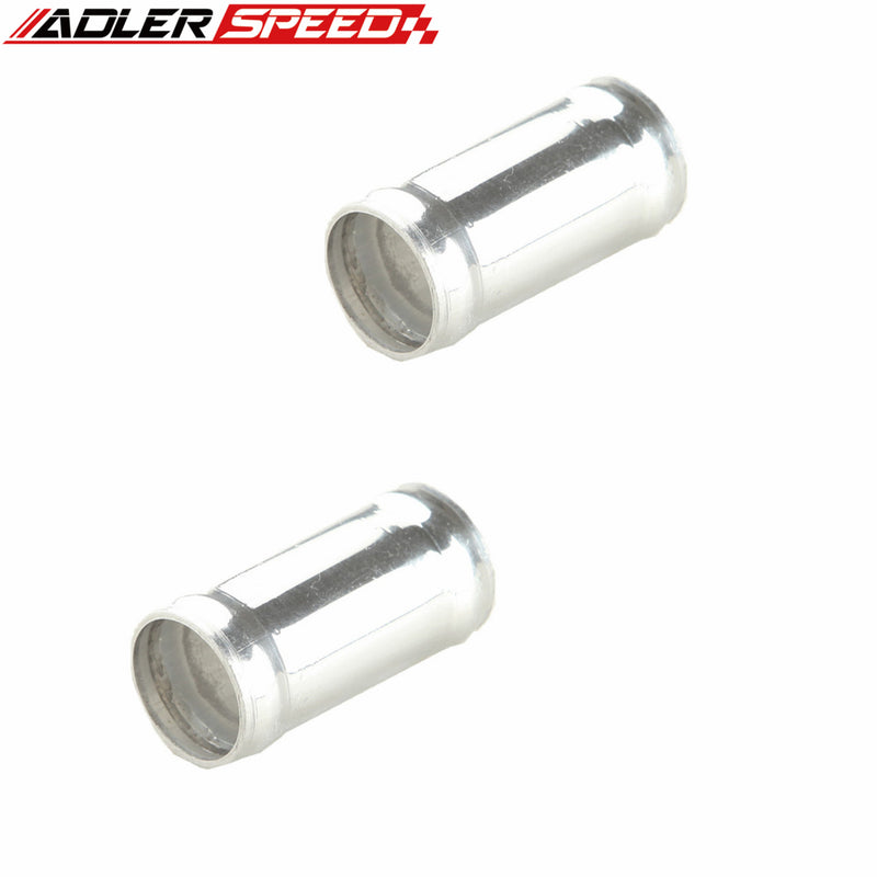 US SHIP ADLERSPEED 1.125" inch Aluminum Hose Adapter Joiner Pipe Coupler Connector 2PCS