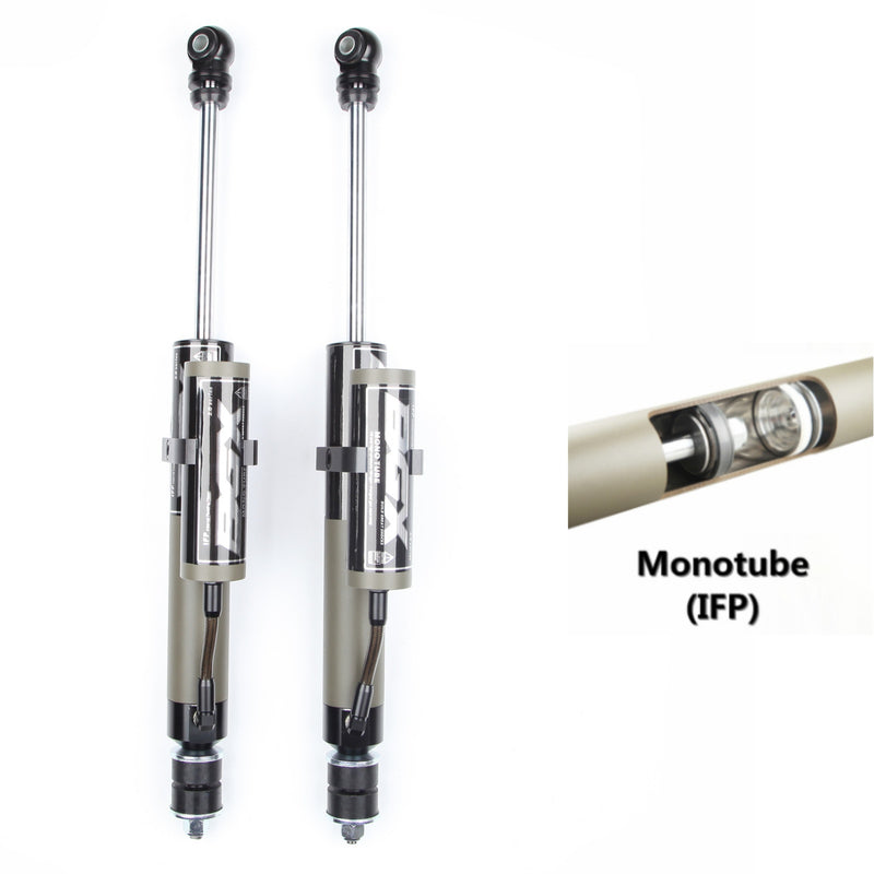 US SHIP ！BGX 4pc MonoTube / IFP Reservoir Shocks 1.5-3.5" Lift for 07-18 Jeep Wrangler JK