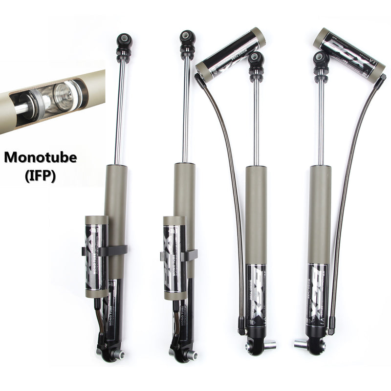 US SHIP ! BGX MonoTube Front + Rear Reservoir Shocks for 18-19 Jeep Wrangler JL 0 -1.5" Lift