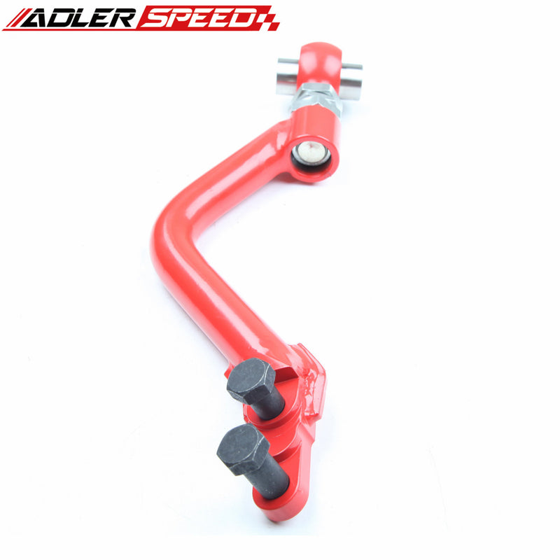 Red Adjustable Front Tension Rod Arms Set for Lexus IS300 Toyota Chaser JZX100