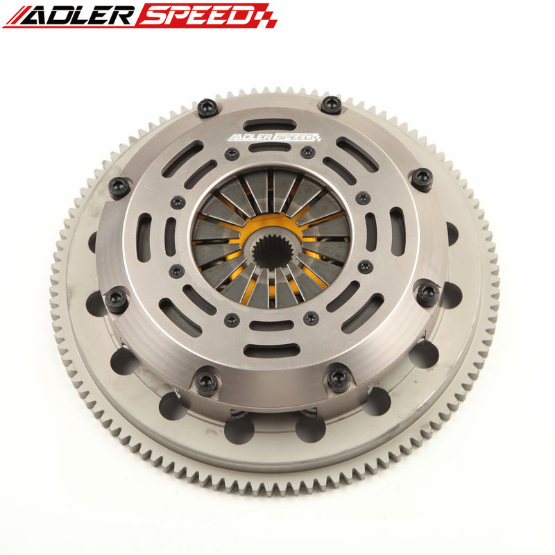 ADLERSPEED RACING & STREET CLUTCH TWIN DISC MEDIUM FOR SR20DET SILVIA 240SX 200SX S13 S14 MEDIUM