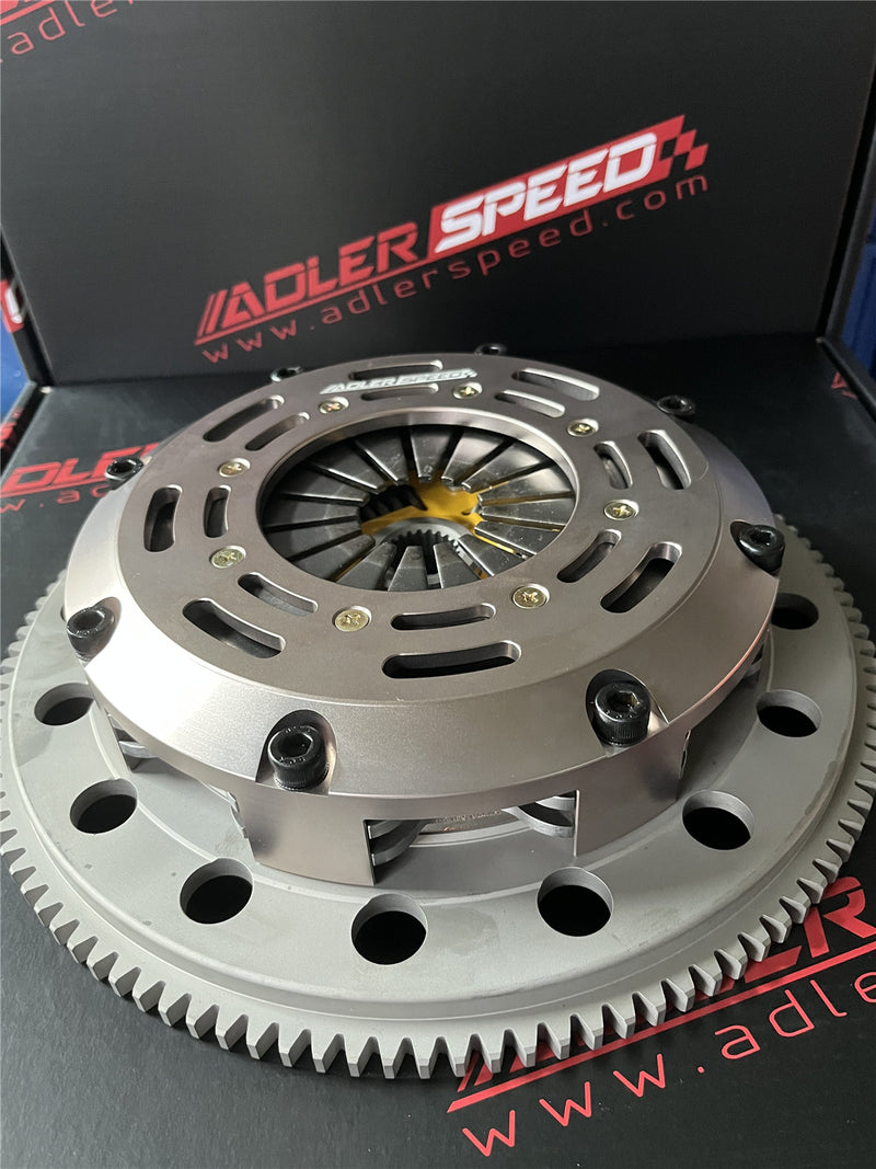 US SHIP ! ADLERSPEED SPRUNG TWIN DISC CLUTCH KIT FOR 1991-2005 MAZDA MIATA MX-5 1.6L 1.8L