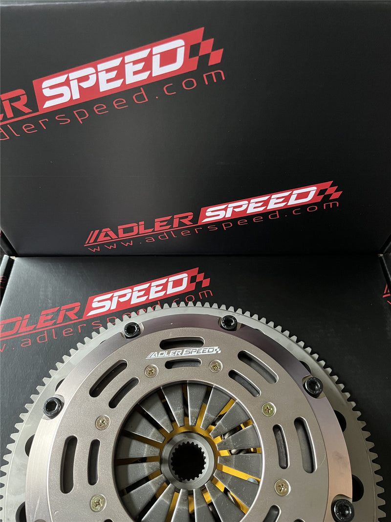 US SHIP ! ADLERSPEED SPRUNG TWIN DISC CLUTCH KIT FOR 1991-2005 MAZDA MIATA MX-5 1.6L 1.8L