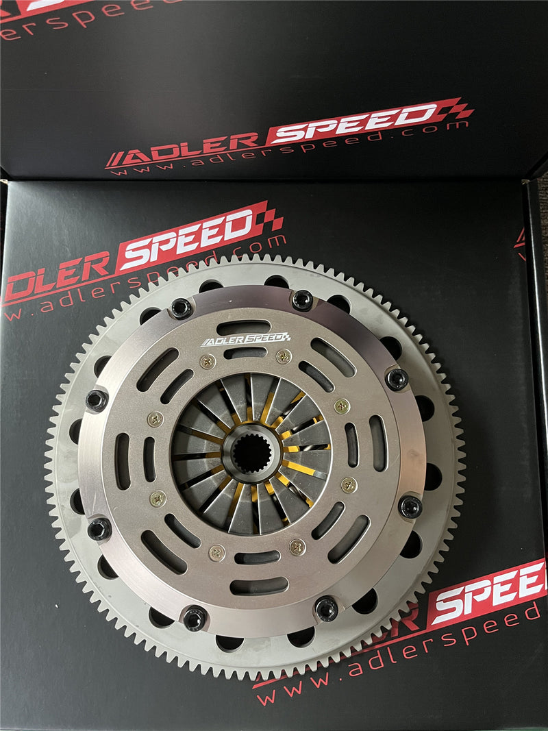 US SHIP ! ADLERSPEED SPRUNG TWIN DISC CLUTCH KIT FOR 1991-2005 MAZDA MIATA MX-5 1.6L 1.8L