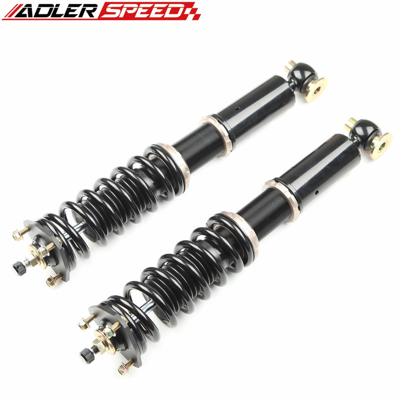 US SHIP 32 Step Damper Mono Tube Coilovers Suspension Lowering Kit for BMW E34 RWD 87-95