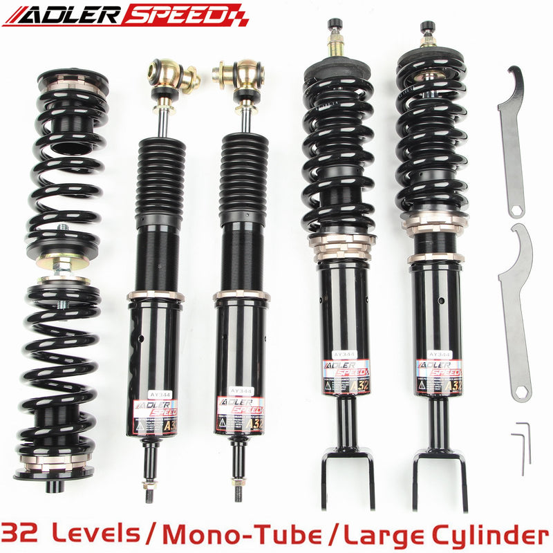 US SHIP ! ADLERSPEED 32 Level Coilovers Lowering Shock Kit  for 07-11 Audi A6 Quattro Adjust Height