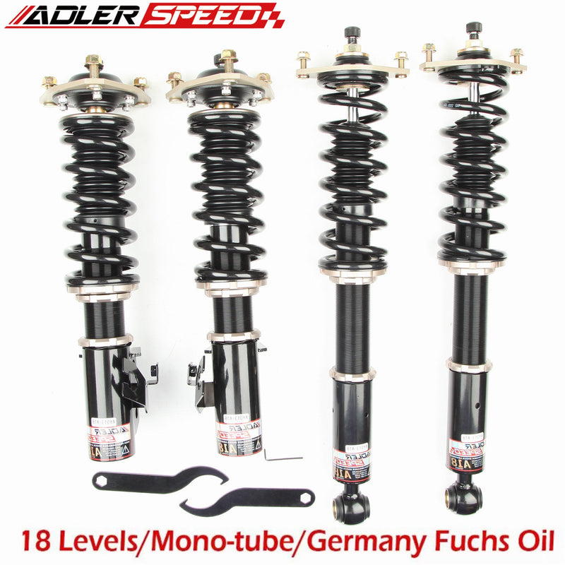 US SHIP ! ADLERSPEED 18 Way Coilovers Suspension for 95-98 Nissan S14 240sx  Adj.Height Shock Struts