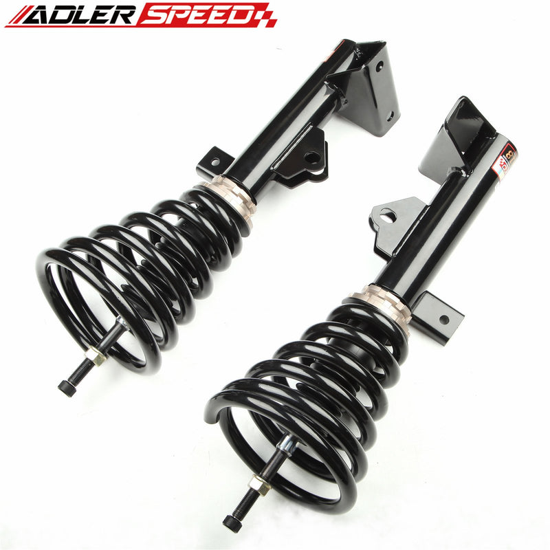 ADLERSPEED 18 Clicks Mono Tube Coilovers for 2002-09 Mercedes Benz CLK W209 RWD Adj. Damper