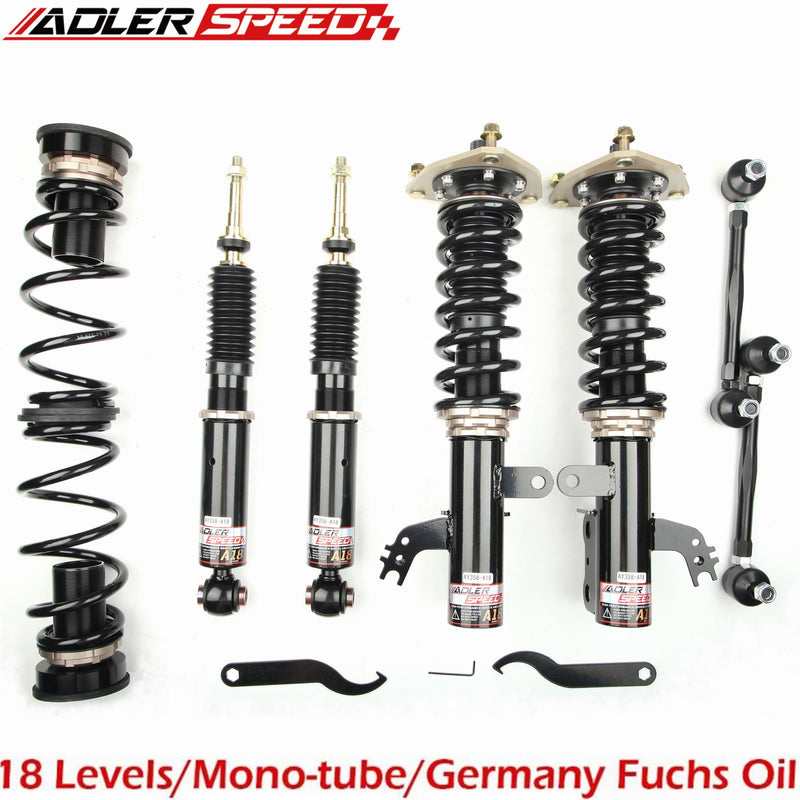 US SHIP !  ADLERSPEED  18 Level Coilovers Lowering Kit For Camry XV70 L LE XLE 18-20 2.5LAdj. Height