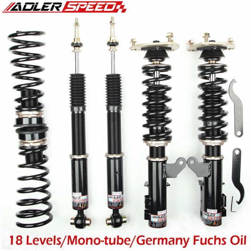 US SHIP ! ADLERSPEED Street 18 Level Lowering Kit Adjustable Coilovers For Hyundai Sonata (LF) 15-19