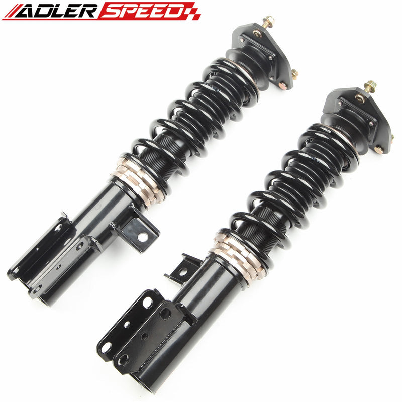 US SHIP 32 Click Mono Tube Adjustable Height Coilovers Shocks Kit for 1998-2001 SAAB 9-5