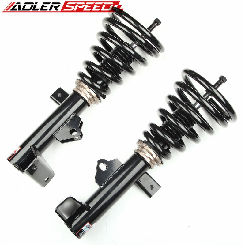 ADLERSPEED 18 Clicks Mono Tube Coilovers for 2002-09 Mercedes Benz CLK W209 RWD Adj. Damper