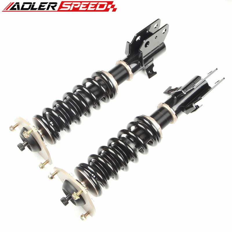 US SHIP ! ADLERSPEED 18 Clicks Mono Tube Coilovers Lowering Kit For 03-07 Subaru Forester Adj. Height