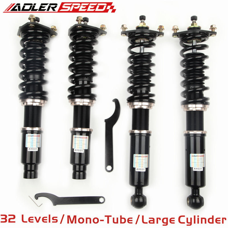 US SHIP 32 Level Damper Adjust Coilovers Lowering Kit For 1995-99 Mitsubishi Eclipse 2G