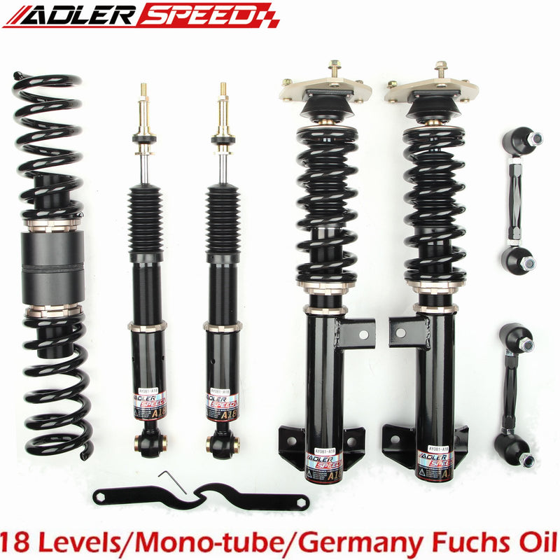 US SHIP ! ADLERSPEED 18 Way Damper Coilovers Suspesion For Mercedes C-class RWD W204 07-14 Sedan Adj.