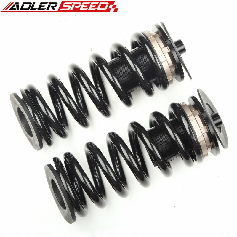 US SHIP ! ADLERSPEED 18 Way Damping Coilovers Shocks Kit for Audi A4 S4 RS4 B6 B7 Adjustable Height