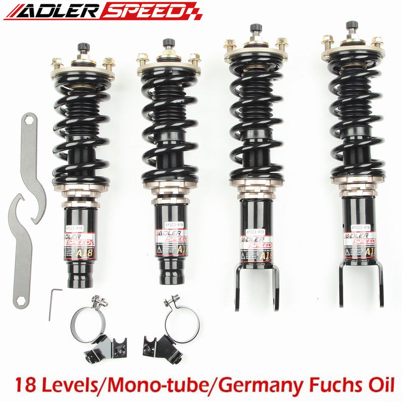 ADLERSPEED Coilovers Suspension Kit w/18 Way Damping For Honda Civic EF ED 88-91