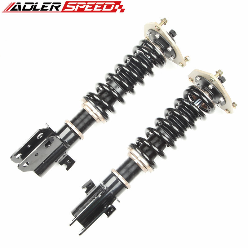 US SHIP ! ADLERSPEED 18 Clicks Mono Tube Coilovers Lowering Kit For 03-07 Subaru Forester Adj. Height