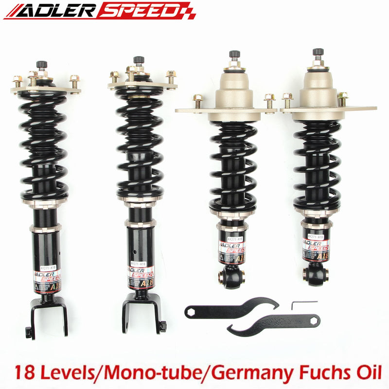 ADLERSPEED  18 Level Coilovers Lowering Suspension Kit For Mazda RX8 RX-8 04-11 Adj. Damper