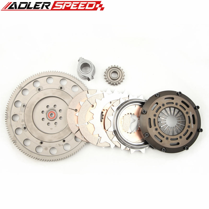 ADLERSPEED RACING CLUTCH TRIPLE DISC & FLYWHEEL FOR 13-19 SCION FR-S SUBARU BR-Z FT86 GT86 MEDIUM