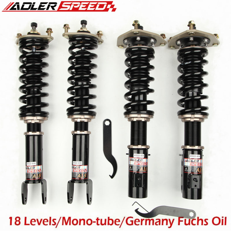 ADLERSPEED Mono Coilovers Lowering Suspension Kit For 03-06 Lancer Evo 8/9 18way