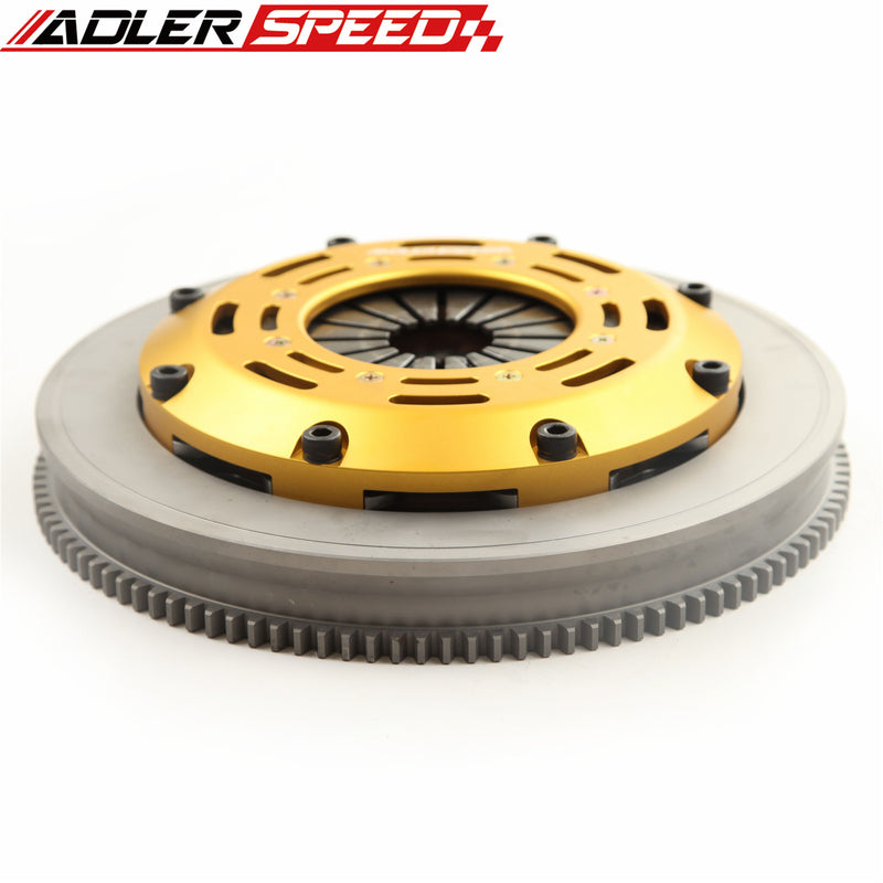 ADLERSPEED Racing Clutch Twin Disc Kit For Mitsubishi Evo X 4B11T 08 –14 Heavier WT