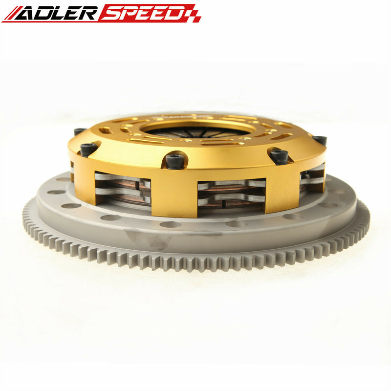 ADLERSPEED RACING CLUTCH TWIN DISC W/ FLYWHEEL FOR BMW 323 325 328 E36 M50 M52