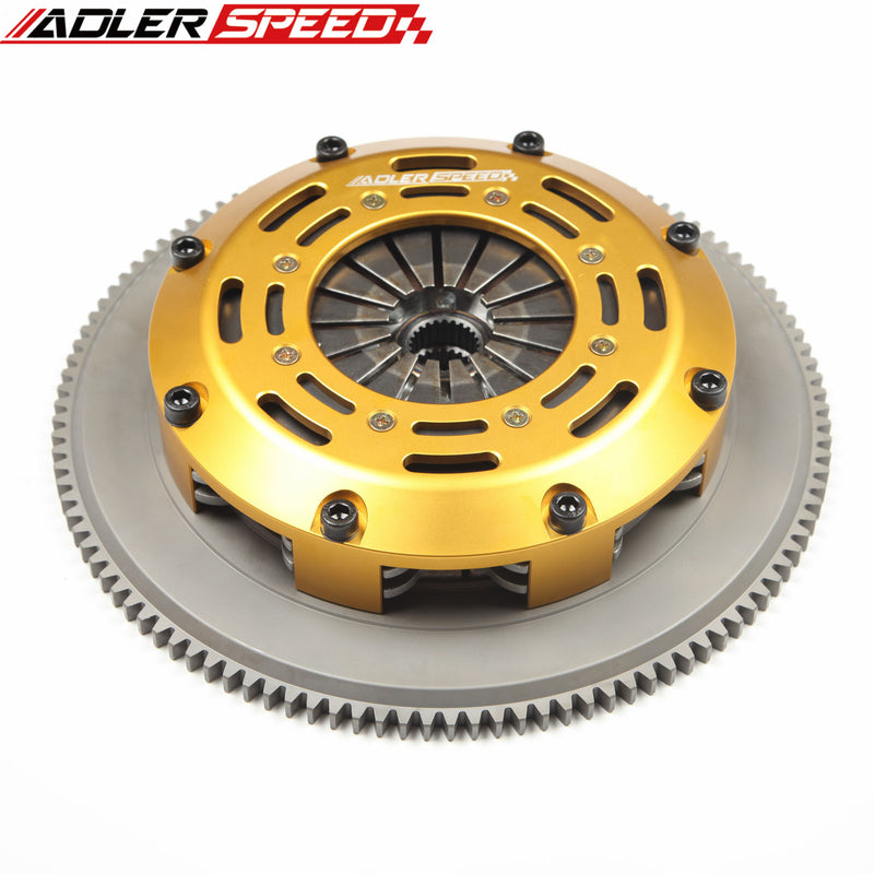 US SHIP ! ADLERSPEED Race Clutch Twin Disc Kit Standard For Mitsubishi Lancer Evo 4 5 6 7 8 9 Standard Weight