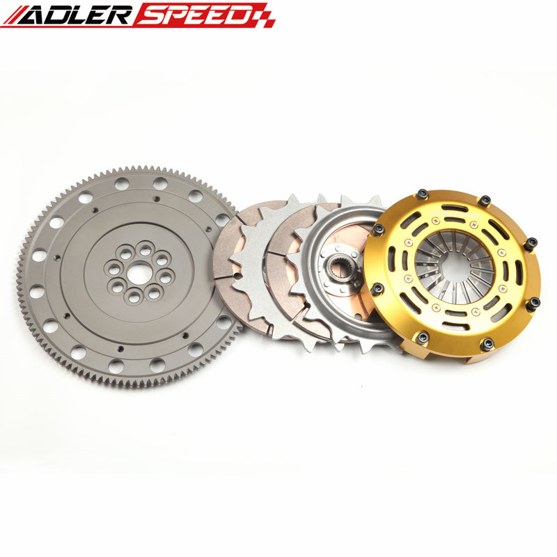 US SHIP ! ADLERSPEED Racing Clutch Twin Disk Kit For Acura Integra B18 B20 B16 Standard WT