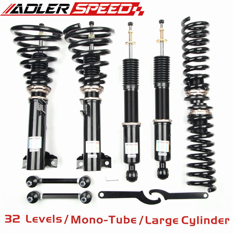 US SHIP ADLERSPEED 32 WAYS DAMPING COILOVERS KIT FOR 01-07 MERCEDES C-CLASS W203 RWD