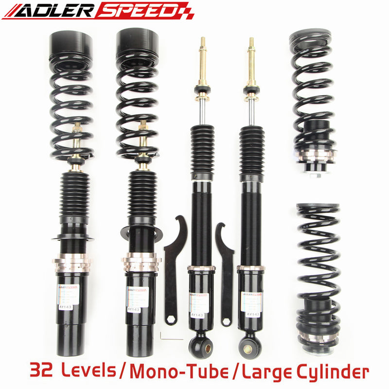 US SHIP ! ADLERSPEED 32 Level Mono Tube Coilovers Suspension For 09-16 Audi A4 /A4 Quattro