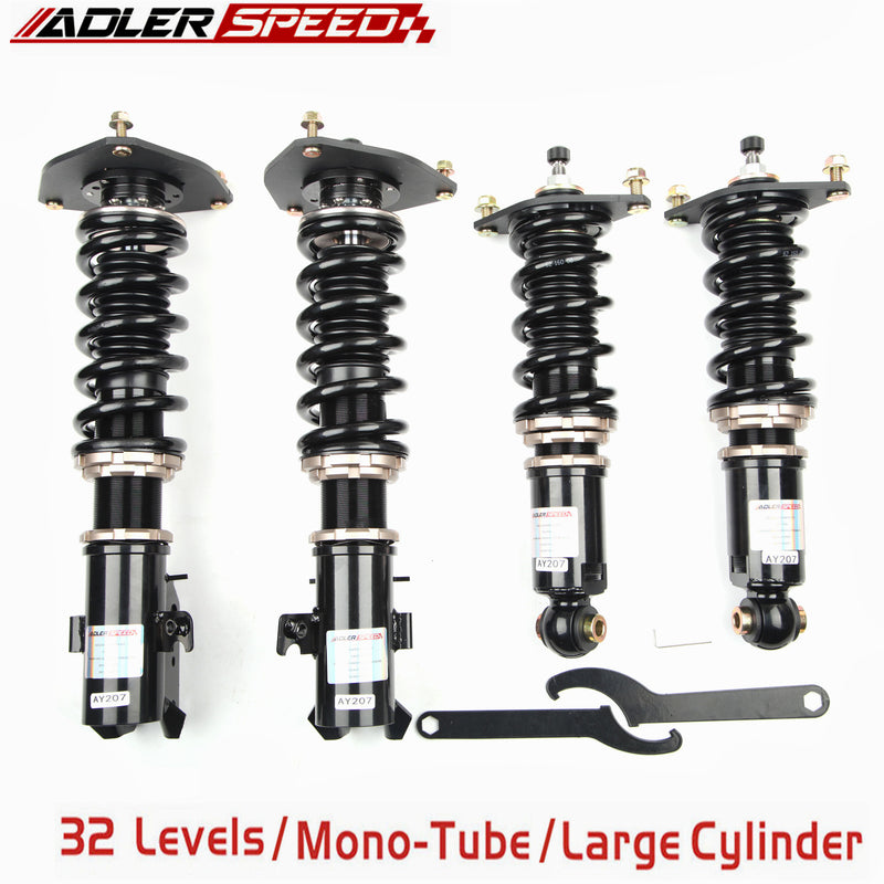 US SHIP ADLERSPEED 32 Level Mono Tube Coilovers Suspension For 15-21 Subaru WRX WRX STI