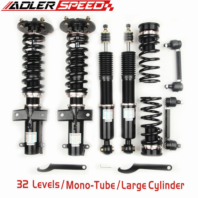 US SHIP ! ADLERSPEED 32 Levels Mono Tube Coilovers Lowering Kit for 05-10 Ford Mustang