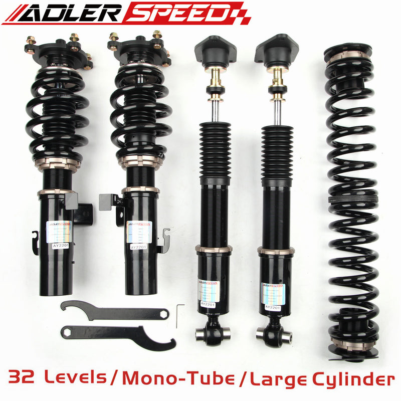 US SHIP ADLERSPEED 32 Way Adjustable Mono Tube Coilovers Kit for 2019-2022 Toyota Supra