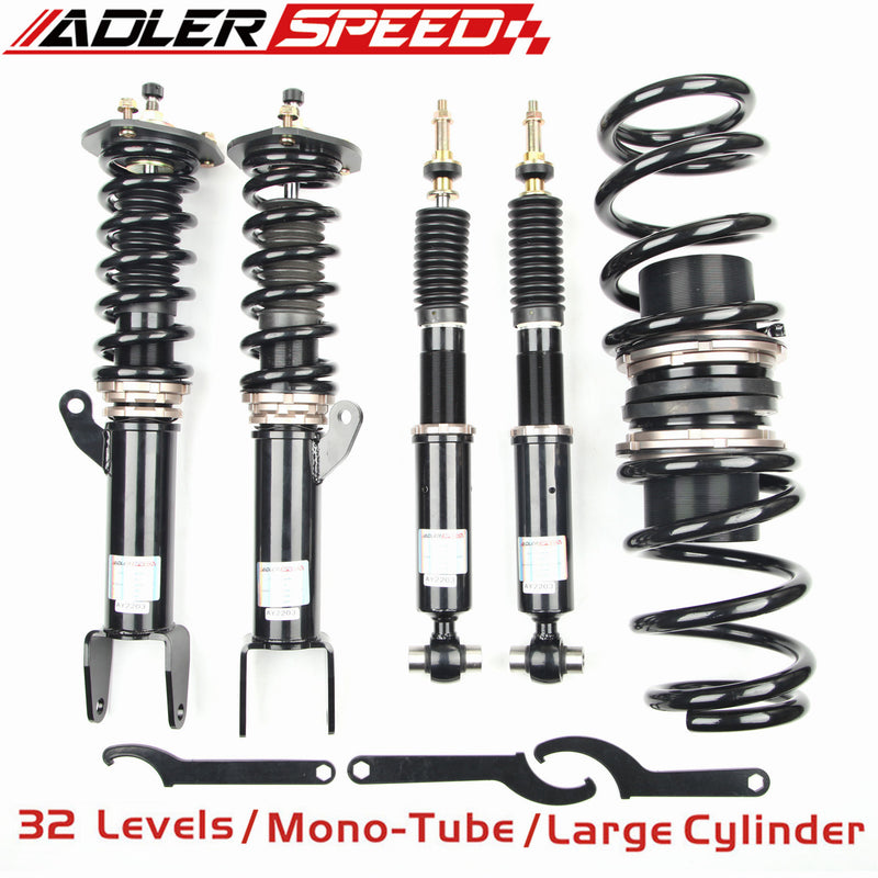 US SHIP ADLERSPEED 32 Way Mono Tube Coilovers For Tesla Model 3 RWD Single Motor 17-21