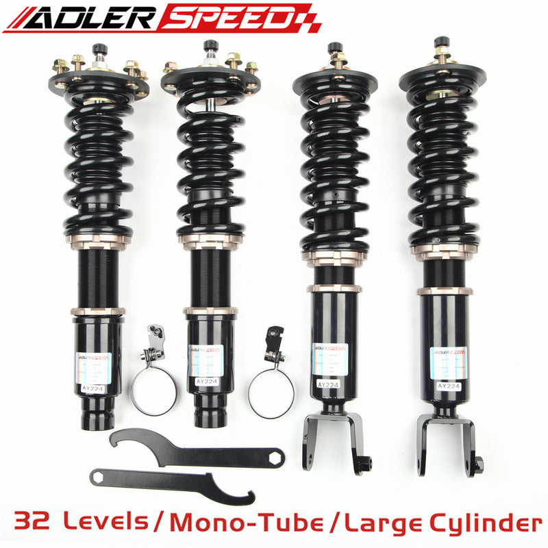 US SHIP 32 Step Mono Tube Coilovers Lowering For Honda Accord 08-12 /Acura TSX 09-14 CP2