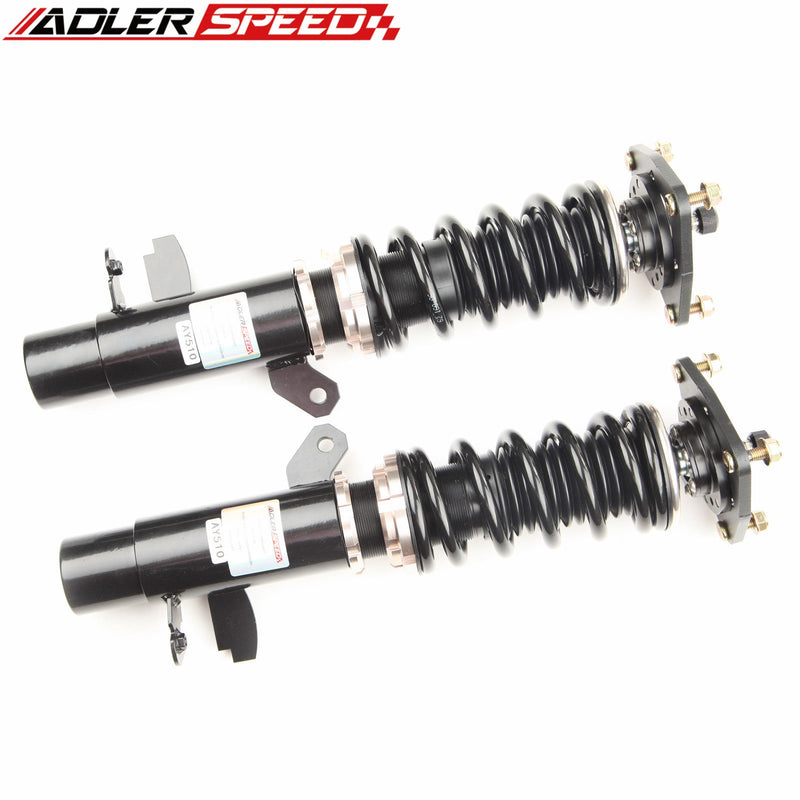 US SHIP ADLERSPEED 32 Level Damper Mono Tube Coilover Lowering Kit For 13-18 Ford Focus ST