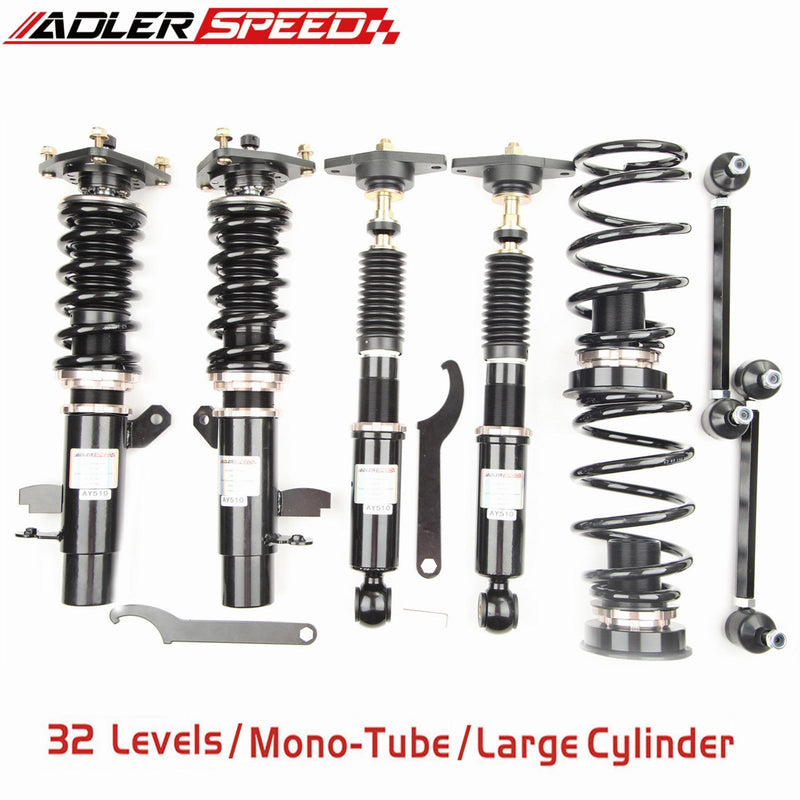 US SHIP ADLERSPEED 32 Levels Damping Mono Tube Coilovers Suspension For Ford Focus ST P3 13-18