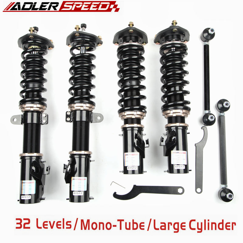 US SHIP ADLERSPEED 32 Level Coilovers Lowering Kit for 91-94 Nissan Sentra All SE-R Base