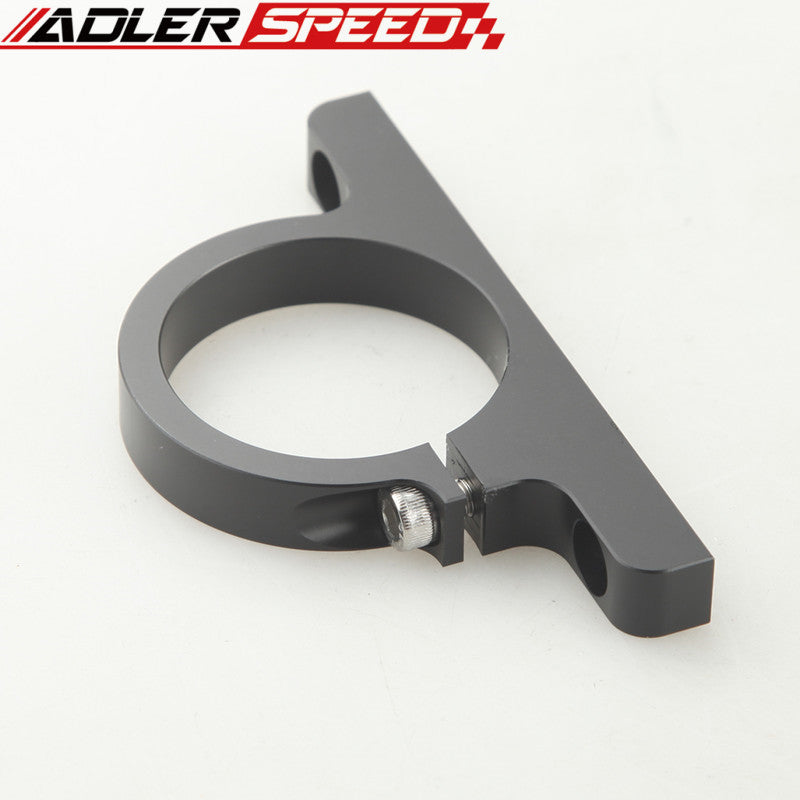 US SHIP ADLERSPEED 2" 50.8mm ID Aluminum Fuel Pump Bracket Filter Clamp Cradle Black