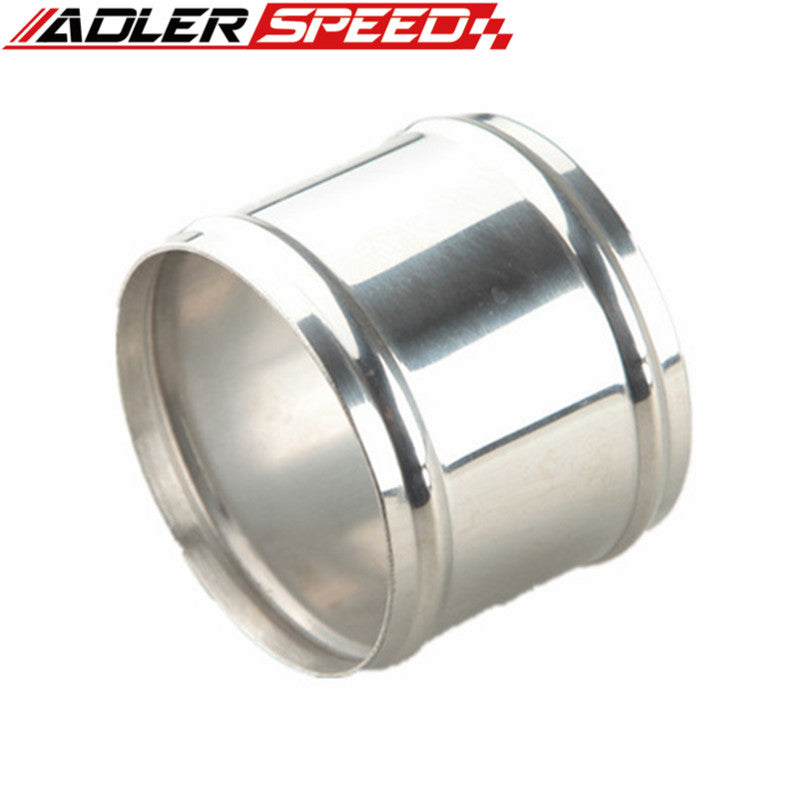 ADLERSPEED  76mm 3" Stainless Steel Hose Adapter Joiner Pipe Connector Silicone