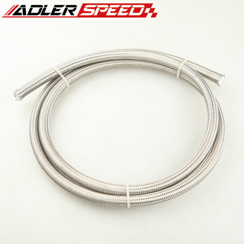 AN-6 PTFE Hose -PF Series Hose Stainless Steel Outer Braided 1M (3.3FT) Length