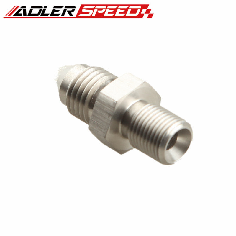 Stainless Steel AN-4 AN4 4AN To 1/8" NPT Straight Adapter Adapter Fitting