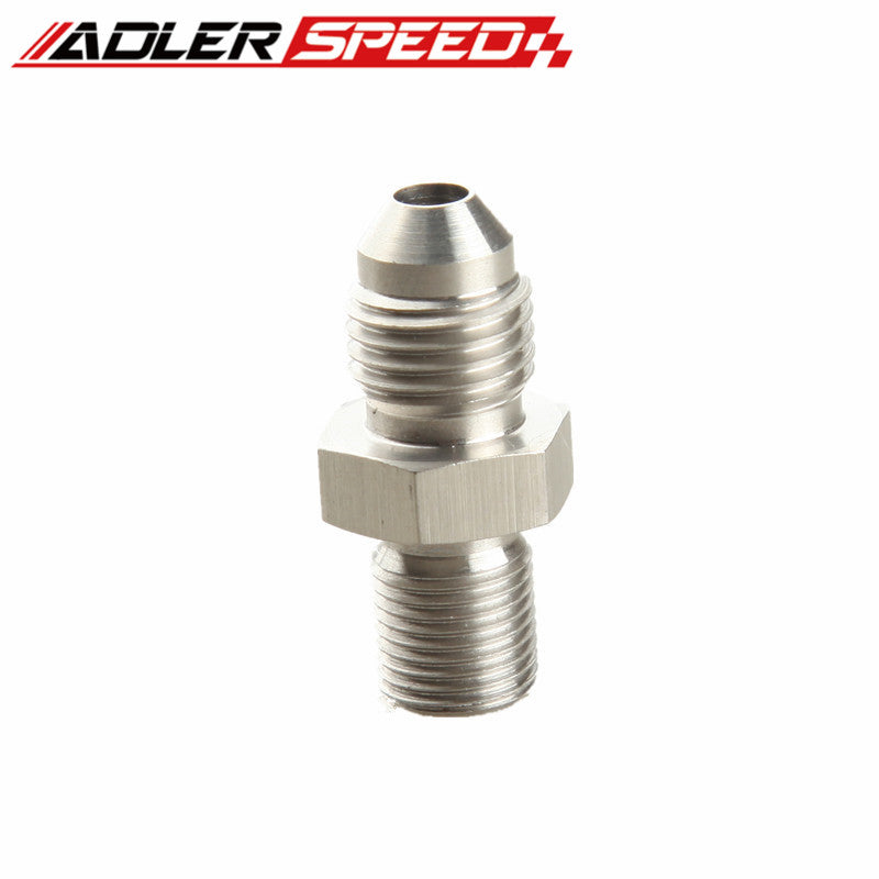 Stainless Steel AN-4 AN4 4AN To 1/8" NPT Straight Adapter Adapter Fitting