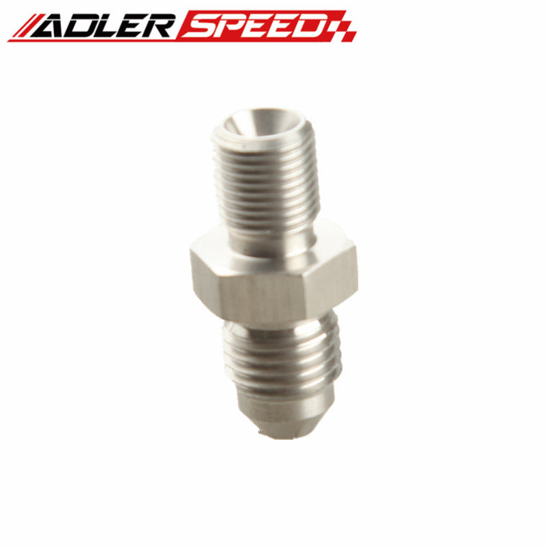 Stainless Steel AN-4 AN4 4AN To 1/8" NPT Straight Adapter Adapter Fitting