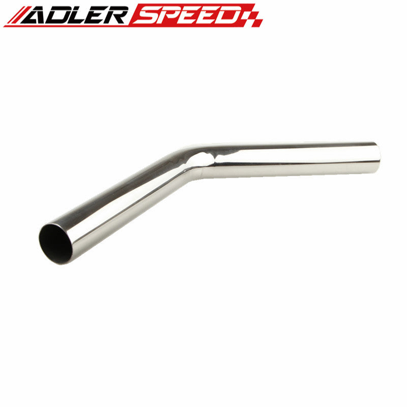 Stainless Steel 2.75" Inch 70mm OD 45Deg Intercooler Pipe Mandrel Bend L=610mm