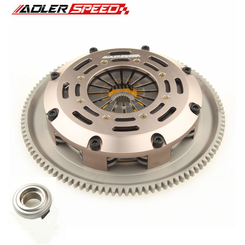 ADLERSPEED Sprung Twin Disc Clutch Kit For 1992-2005 HONDA CIVIC D15 D16 D17